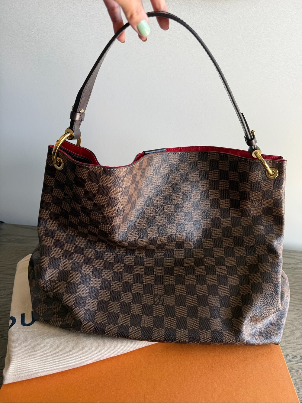 Louis Vuitton Damier Ebene Graceful MM New💫 - Picture 3 of 11